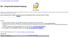 Desktop Screenshot of original.teile-profis.com